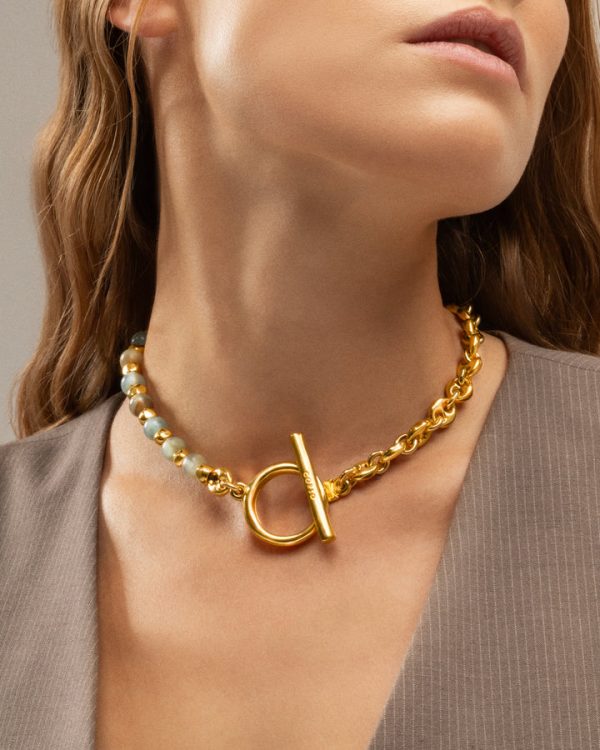 BRUNA CHOKER DORADO - Imagen 2